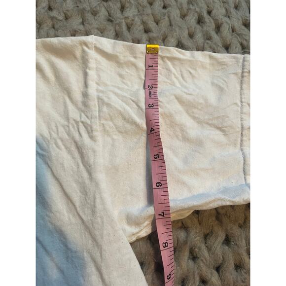 Vintage political t-shirt "Evict the Techies" size med white - Picture 6 of 8